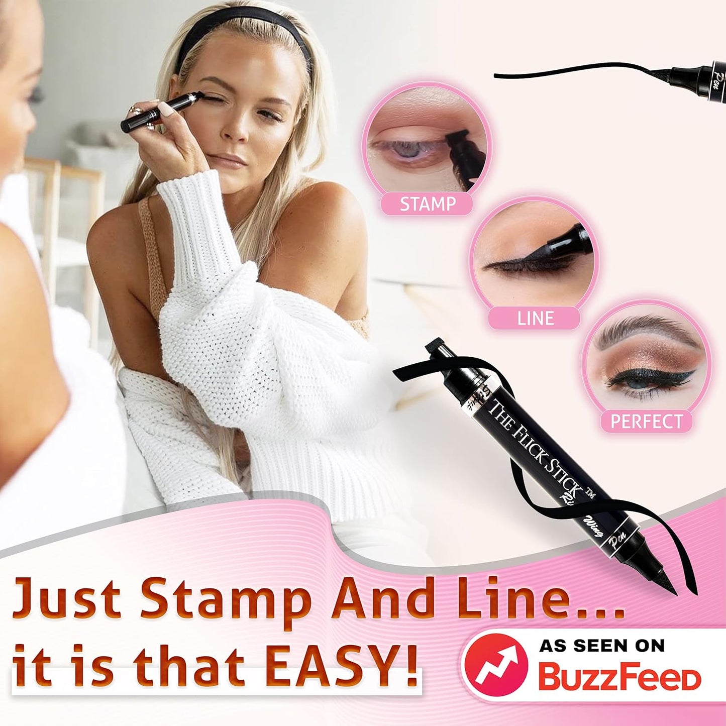The Flick Stick™ Winged Eyeliner Stamp
